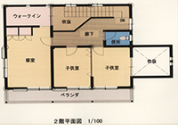 Ｓ邸 2階平面図