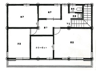 Ｍ邸 2階平面図